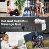 Phenitech Heating Cooling Metal Head Massager Deep Tissue Vibration Body Cold Hot Therapy Facial Muscle Massage Gun Mini