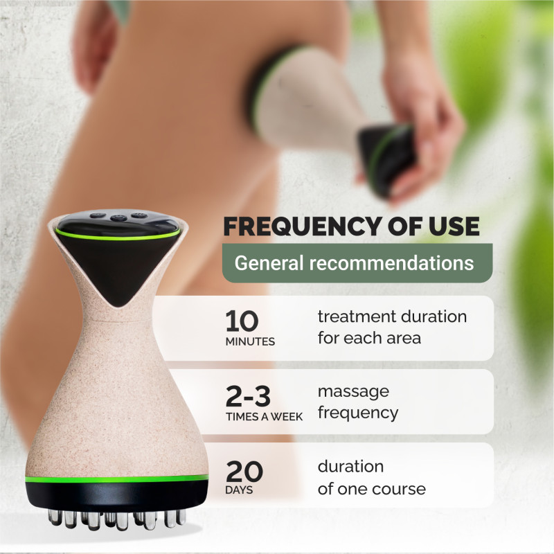Electric Brush Whole Body Universal Unclogging Massage Tool Anti Cellulite Magnet Therapy Guasha Scraping Fat Burner Slimming