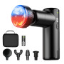 Phenitech Heating Cooling Metal Head Massager Deep Tissue Vibration Body Cold Hot Therapy Facial Muscle Massage Gun Mini