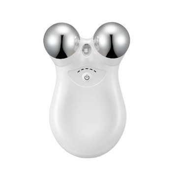 Portable Dual-Head Microcurrent Face Roller Handheld Beauty Device for Face and Neck Lifting Massager